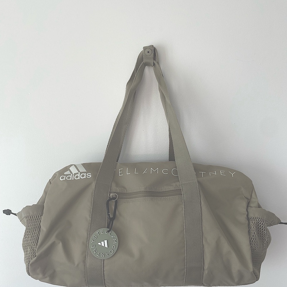 Adidas Stella McCartney Tan Duffel Bag, NEW